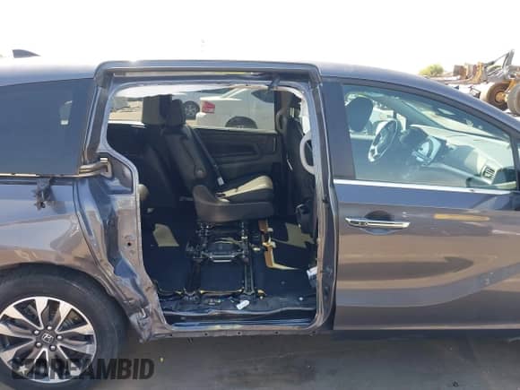 2023 Honda Odyssey EX-L с VIN 5FNRL6H6XPB058364, выставлен на аукционе IAAI как лот 42934678 с пробегом 46 420 миль миль и . История ставок и продаж доступна на DreamBid. Изображение 14.