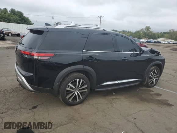2025 Nissan Pathfinder Platinum с VIN 5N1DR3DJ5SC201708, выставлен на аукционе Copart как лот 83776145 с пробегом 7 963 миль миль и Списание • Salvage title. История ставок и продаж доступна на DreamBid. Изображение 3.