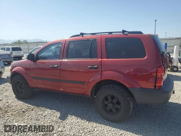 2007 Dodge Durango SXT with VIN 1D8HB38P77F571042, listed as a Copart auction lot 60001335 with 184,045 mi miles and Salvage title. Bid and sale history available at DreamBid. Image 2.