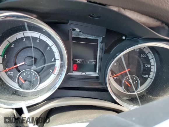 2011 Dodge Durango Crew with VIN 1D4RD4GG7BC694972, listed as a Copart auction lot 63442835 with 126,713 mi miles and Salvage title. Bid and sale history available at DreamBid. Image 9.