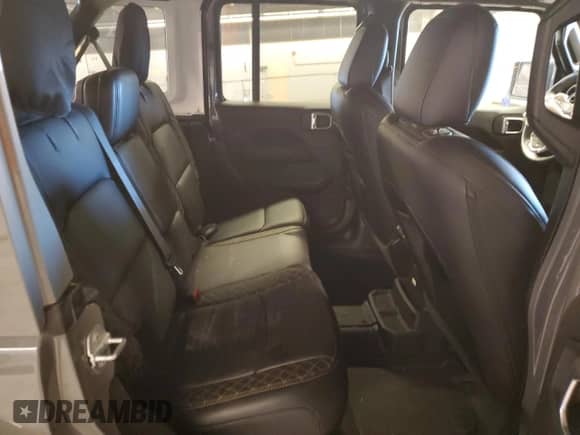 2021 Jeep Wrangler Unlimited Sahara High Altitude with VIN 1C4HJXEMXMW821386, listed as a Copart auction lot 52482324 with 19,933 mi miles and Salvage title. Bid and sale history available at DreamBid. Image 10.