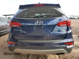 2017 Hyundai Santa Fe 2.4L with VIN 5XYZUDLB5HG386226, listed as a Copart auction lot 69799345 with 58,935 mi miles and Salvage title. Bid and sale history available at DreamBid. Image 6.