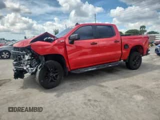 2020 Chevrolet Silverado 1500 Custom Trail Boss with VIN 3GCPYCEF0LG174639, listed as a Copart auction lot 71852475 with 119,646 mi miles and Non repairable. Bid and sale history available at DreamBid. Image 1.