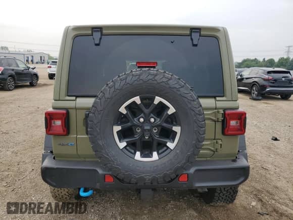 2025 Jeep Wrangler Rubicon с VIN 1C4RJXR61SW513701, выставлен на аукционе Copart как лот 59692735 с пробегом 4 778 миль миль и Списание • Salvage title. История ставок и продаж доступна на DreamBid. Изображение 6.