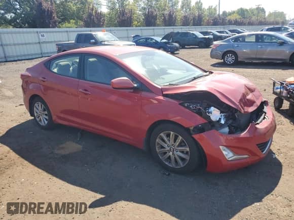 2016 Hyundai Elantra SE с VIN KMHDH4AE8GU485076, выставлен на аукционе Copart как лот 80190325 с пробегом 69 759 миль миль и Списание • Salvage title. История ставок и продаж доступна на DreamBid. Изображение 4.