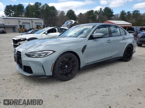 2021 BMW M3 с VIN WBS53AY08MFL00775, выставлен на аукционе Copart как лот 52444765 с пробегом 5 682 миль миль и Списание • Salvage title. История ставок и продаж доступна на DreamBid. Изображение 1.