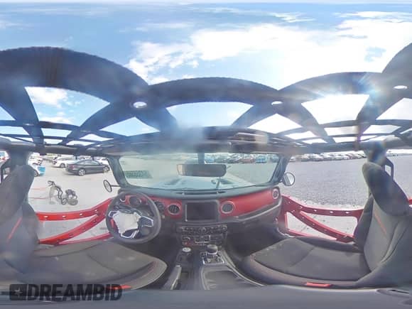 2023 Jeep Wrangler Rubicon with VIN 1C4HJXFG0PW601669, listed as a Copart auction lot 54356565 with 5,378 mi miles and Salvage title. Bid and sale history available at DreamBid. Image 16.