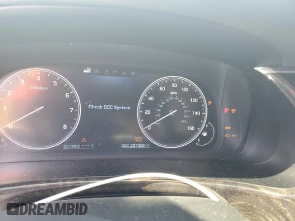 2014 Hyundai Equus Ultimate with VIN KMHGH4JH1EU086952, listed as a Copart auction lot 63856095 with 207,806 mi miles and Salvage title. Bid and sale history available at DreamBid. Image 9.