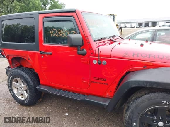 2014 Jeep Wrangler Sport with VIN 1C4AJWAG7EL269876, listed as a IAAI auction lot 42880172 with 201,646 mi miles and . Bid and sale history available at DreamBid. Image 13.