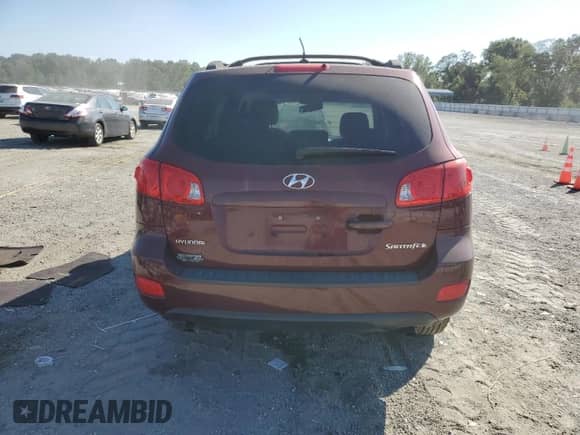 2008 Hyundai Santa Fe GLS with VIN 5NMSG13D08H228116, listed as a Copart auction lot 71022705 with 216,467 mi miles and Salvage title. Bid and sale history available at DreamBid. Image 6.