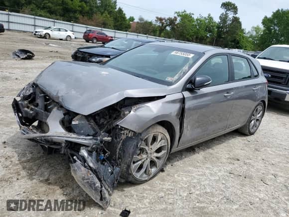 2020 Hyundai Elantra N Line z VIN KMHH55LC5LU135670, wystawiony jako Copart lot #58755055 z przebiegiem 42 597 mil mil oraz Szkoda całkowita • Salvage title. Historia ofert i sprzedaży dostępna na DreamBid. Obrazek 1.