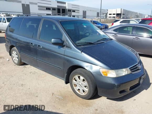 2004 Honda Odyssey EX-RES с VIN 5FNRL18854B104019, выставлен на аукционе IAAI как лот 43010374 с пробегом 129 801 миль миль и . История ставок и продаж доступна на DreamBid. Изображение 1.