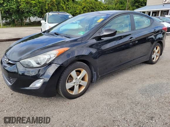 2013 Hyundai Elantra GLS with VIN 5NPDH4AE0DH172534, listed as a IAAI auction lot 43423753 with 148,472 mi miles and . Bid and sale history available at DreamBid. Image 2.