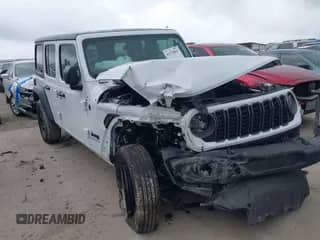 2025 Jeep Wrangler Sport S с VIN 1C4PJXDN6SW511349, выставлен на аукционе IAAI как лот 42678863 с пробегом 13 миль миль и . История ставок и продаж доступна на DreamBid. Изображение 1.