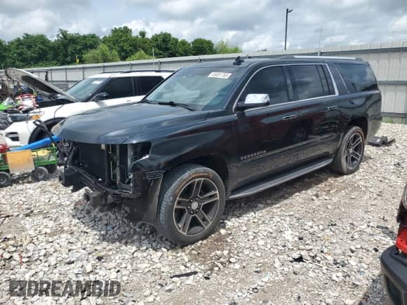 2017 Chevrolet Suburban Premier с VIN 1GNSKJKC7HR140805, выставлен на аукционе Copart как лот 65081765 с пробегом 118 226 миль миль и Списание • Salvage title. История ставок и продаж доступна на DreamBid. Изображение 1.