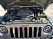 2014 Jeep Wrangler Sport with VIN 1C4AJWAG0EL126249, listed as a Copart auction lot 57768575 with 136,981 mi miles and Salvage title. Bid and sale history available at DreamBid. Image 11.