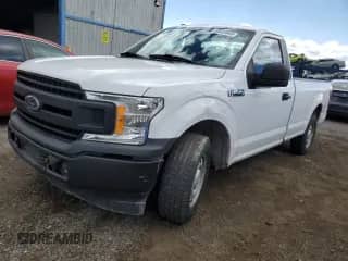 2018 Ford F-150 XL z VIN 1FTMF1C5XJKD81584, wystawiony jako Copart lot #48009665 z przebiegiem 96 612 mil mil oraz Szkoda całkowita • Salvage title. Historia ofert i sprzedaży dostępna na DreamBid. Obrazek 1.