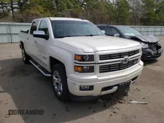 2015 Chevrolet Silverado 1500 LTZ with VIN 3GCUKSEC9FG367901, listed as a Copart auction lot 40817402 with 98,237 mi miles and Salvage title. Bid and sale history available at DreamBid. Image 1.