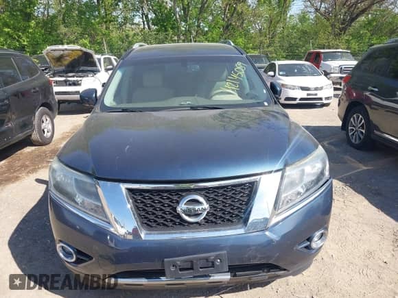 2014 Nissan Pathfinder SL z VIN 5N1AR2MN2EC604761, wystawiony jako IAAI lot #42145059 z przebiegiem 148 811 mil mil oraz . Historia ofert i sprzedaży dostępna na DreamBid. Obrazek 6.