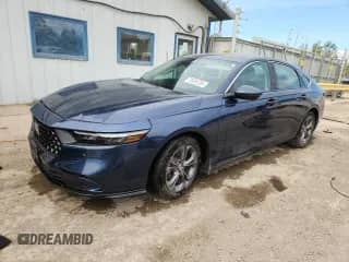 2023 Honda Accord EX-L with VIN 1HGCY2F65PA047592, listed as a Copart auction lot 71828735 with 46,076 mi miles and Salvage title. Bid and sale history available at DreamBid. Image 1.