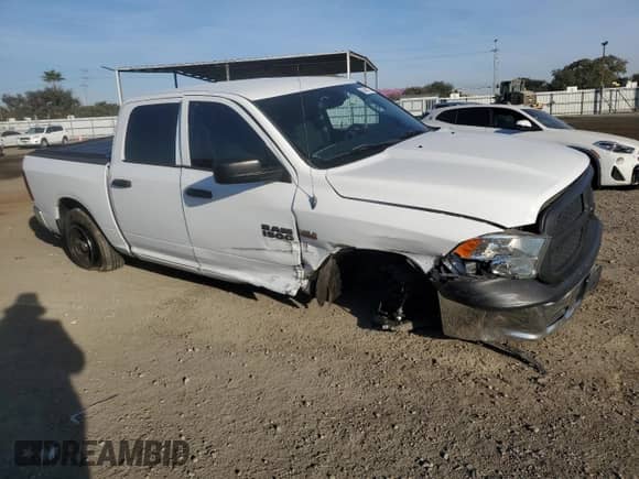 2013 Ram 1500 Tradesman with VIN 1C6RR6KT7DS628212, listed as a Copart auction lot 85497784 with 144,040 mi miles and Salvage title. Bid and sale history available at DreamBid. Image 4.