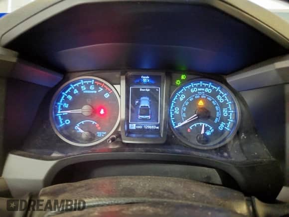 2021 Toyota Tacoma SR with VIN 5TFCZ5AN2MX251688, listed as a Copart auction lot 80790625 with 129,693 mi miles and Salvage title. Bid and sale history available at DreamBid. Image 9.