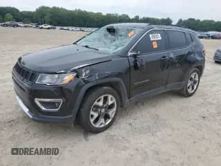 2021 Jeep Compass Limited с VIN 3C4NJCCB0MT572227, выставлен на аукционе Copart как лот 59085825 с пробегом Не указан миль и Списание • Salvage title. История ставок и продаж доступна на DreamBid. Изображение 1.