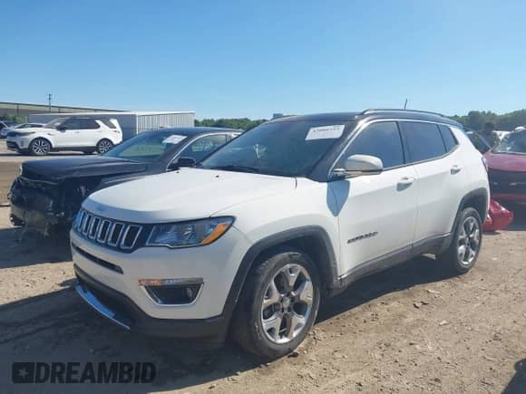 2021 Jeep Compass Limited with VIN 3C4NJDCB7MT546066, listed as a IAAI auction lot 43006523 with 77,114 mi miles and . Bid and sale history available at DreamBid. Image 2.