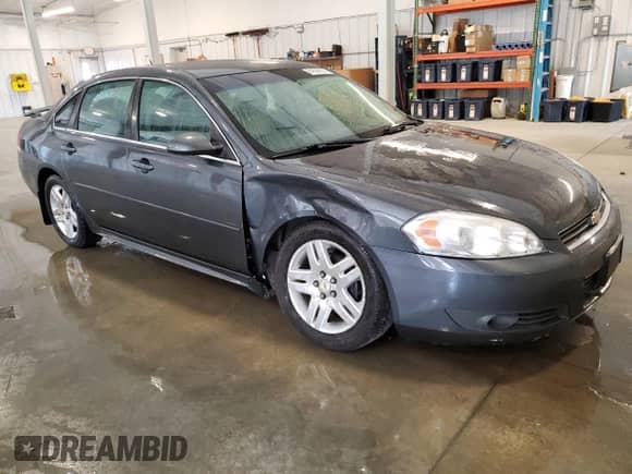2011 Chevrolet Impala LT Fleet with VIN 2G1WG5EK6B1206968, listed as a Copart auction lot 81638055 with 183,317 mi miles and Salvage title. Bid and sale history available at DreamBid. Image 4.