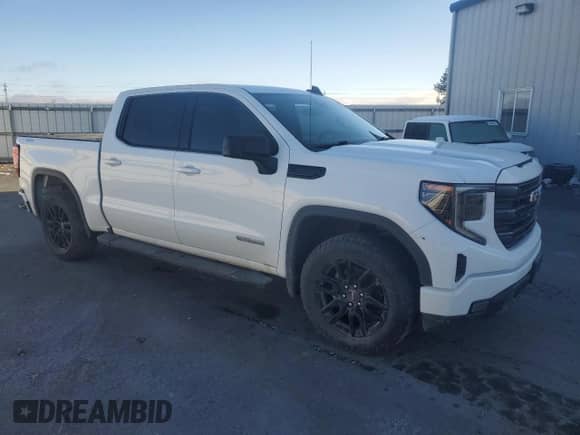 2022 GMC Sierra 1500 Elevation with VIN 3GTPUCEK0NG588581, listed as a Copart auction lot 87297524 with 71,927 mi miles and Salvage title. Bid and sale history available at DreamBid. Image 4.