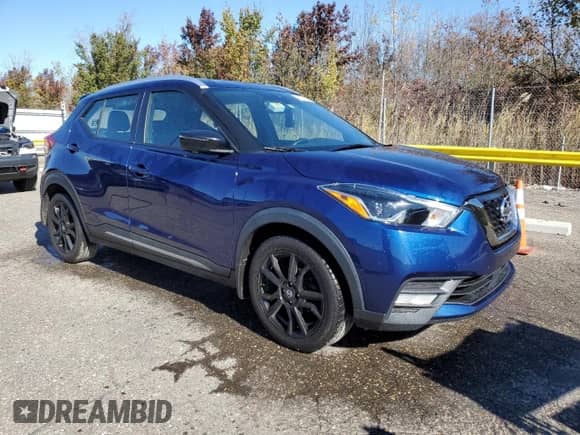 2020 Nissan Kicks SR with VIN 3N1CP5DV9LL547855, listed as a Copart auction lot 87489255 with 109,390 mi miles and Clean title. Bid and sale history available at DreamBid. Image 4.