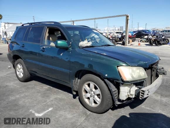 2002 Toyota Highlander Limited with VIN JTEGF21A820037540, listed as a Copart auction lot 81330775 with 173,769 mi miles and Salvage title. Bid and sale history available at DreamBid. Image 4.