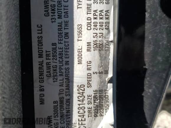 2012 Chevrolet Colorado 1LT с VIN 1GCJTCFE4C8143426, выставлен на аукционе Copart как лот 70681715 с пробегом 126 463 миль миль и Чистый • Clean title. История ставок и продаж доступна на DreamBid. Изображение 12.