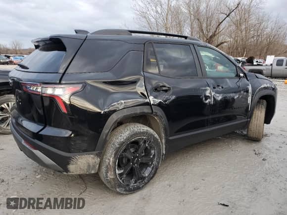 2025 Chevrolet Equinox FWD LT z VIN 3GNAXHEG2SL246808, wystawiony jako Copart lot #43596115 z przebiegiem 27 mil mil oraz Szkoda całkowita • Salvage title. Historia ofert i sprzedaży dostępna na DreamBid. Obrazek 3.