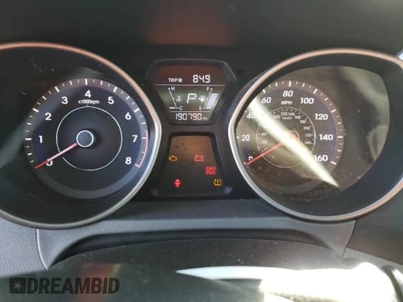 2014 Hyundai Elantra SE with VIN 5NPDH4AE0EH524058, listed as a Copart auction lot 90017105 with 190,790 mi miles and Salvage title. Bid and sale history available at DreamBid. Image 9.