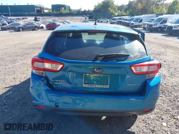 2019 Subaru Impreza with VIN 4S3GTAA69K3707131, listed as a IAAI auction lot 43338721 with 35,414 mi miles and . Bid and sale history available at DreamBid. Image 17.