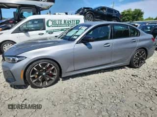 2025 BMW 3 Series 330i xDrive with VIN 3MW89CW06S8F29878, listed as a Copart auction lot 65559615 with Not provided miles and Salvage title. Bid and sale history available at DreamBid. Image 1.