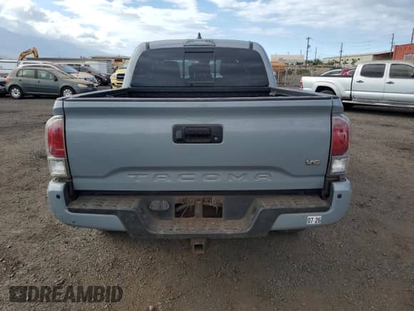 2020 Toyota Tacoma SR5 with VIN 5TFCZ5AN2LX216308, listed as a Copart auction lot 69860245 with 58,698 mi miles and Salvage title. Bid and sale history available at DreamBid. Image 6.