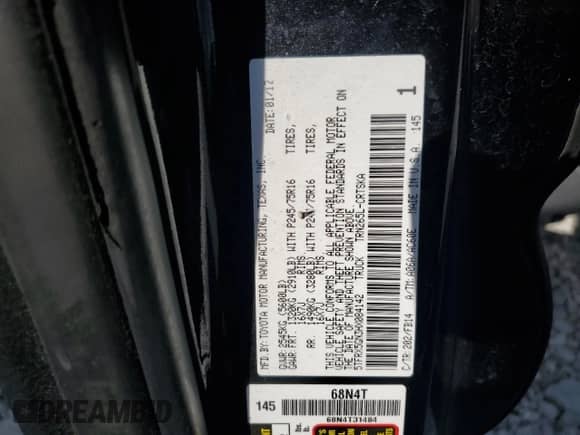 2017 Toyota Tacoma SR с VIN 5TFRX5GN3HX084142, выставлен на аукционе Copart как лот 81060095 с пробегом 129 367 миль миль и Чистый • Clean title. История ставок и продаж доступна на DreamBid. Изображение 13.