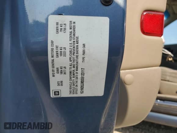 1999 Chevrolet Malibu с VIN 1G1ND52MXX6123117, выставлен на аукционе Copart как лот 59486395 с пробегом 145 501 миль миль и Списание • Salvage title. История ставок и продаж доступна на DreamBid. Изображение 12.