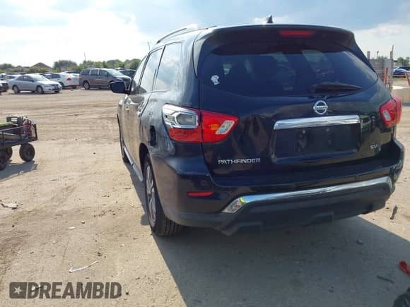 2019 Nissan Pathfinder S с VIN 5N1DR2MN9KC633179, выставлен на аукционе IAAI как лот 43014594 с пробегом 157 135 миль миль и . История ставок и продаж доступна на DreamBid. Изображение 3.