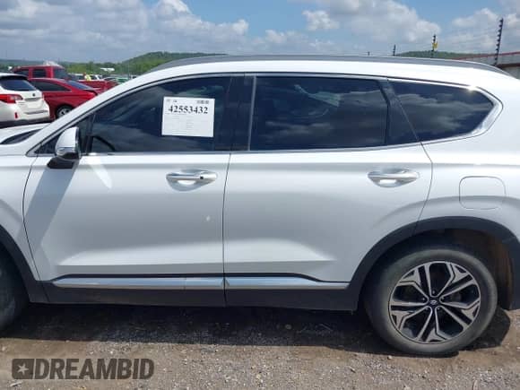 2020 Hyundai Santa Fe SEL with VIN 5NMS3CAA7LH194829, listed as a IAAI auction lot 42553432 with 109,786 mi miles and . Bid and sale history available at DreamBid. Image 15.