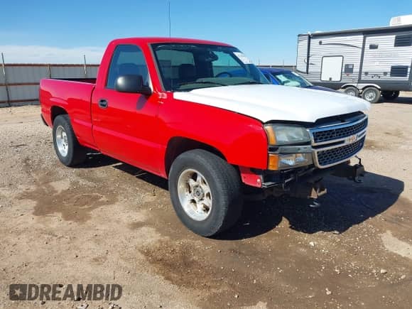 2006 Chevrolet Silverado 1500 Work Truck z VIN 3GCEC14X36G274453, wystawiony jako IAAI lot #42243844 z przebiegiem 177 561 mil mil oraz . Historia ofert i sprzedaży dostępna na DreamBid. Obrazek 1.