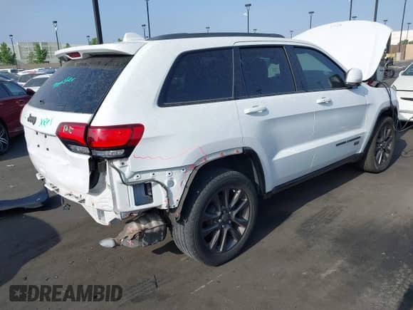 2016 Jeep Grand Cherokee Limited с VIN 1C4RJEBG6GC351970, выставлен на аукционе IAAI как лот 42583562 с пробегом 117 868 миль миль и . История ставок и продаж доступна на DreamBid. Изображение 4.