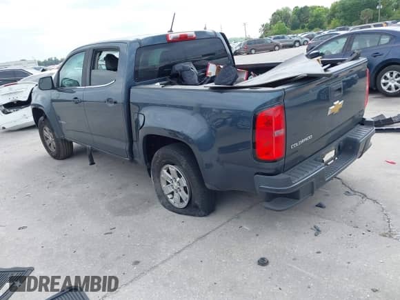 2019 Chevrolet Colorado 2WD Work Truck with VIN 1GCGSBEA4K1298975, listed as a IAAI auction lot 41866426 with 115,625 mi miles and . Bid and sale history available at DreamBid. Image 3.
