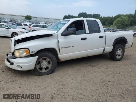 2003 Dodge 2500 ST with VIN 3D7KA28D73G731684, listed as a Copart auction lot 67236815 with 123,781 mi miles and Clean title. Bid and sale history available at DreamBid. Image 1.