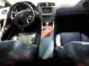 2007 Lexus IS 250 with VIN JTHCK262575011759, listed as a Copart auction lot 63586675 with 202,775 mi miles and Salvage title. Bid and sale history available at DreamBid. Image 8.