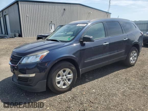 2017 Chevrolet Traverse LS with VIN 1GNKVFED1HJ259375, listed as a Copart auction lot 55119495 with 88,991 mi miles and Salvage title. Bid and sale history available at DreamBid. Image 1.