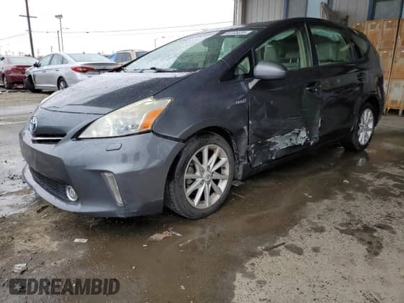 2012 Toyota Prius Two with VIN JTDZN3EU7C3107894, listed as a Copart auction lot 49165035 with 180,715 mi miles and Salvage title. Bid and sale history available at DreamBid. Image 1.