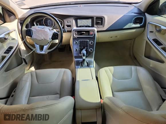 2015 Volvo S60 T5 Drive-E Premier with VIN YV140MFK7F1346612, listed as a Copart auction lot 80946095 with 130,344 mi miles and Salvage title. Bid and sale history available at DreamBid. Image 8.